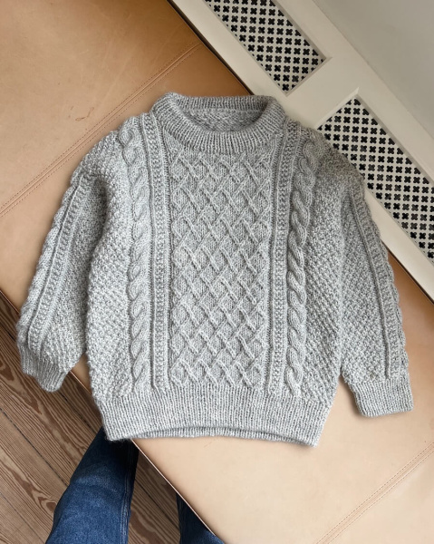 PetiteKnit Einzelanleitung, „Moby Sweater Mini“, Deutsch