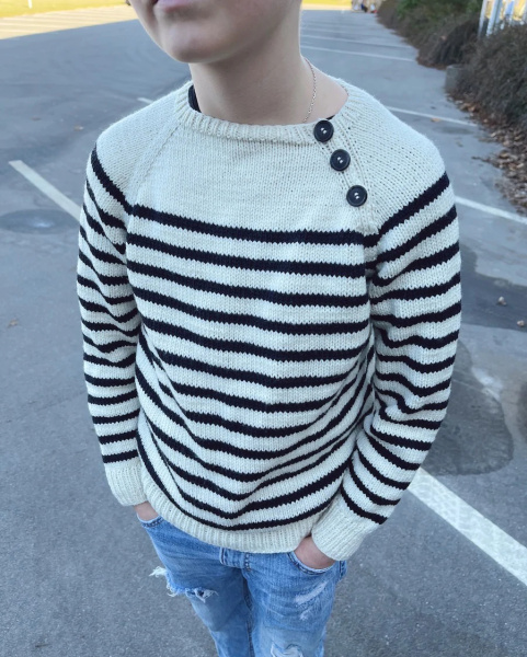 PetiteKnit, „Seaside Sweater Junior“, Deutsch