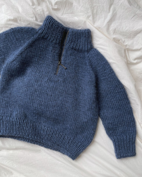 PetiteKnit Einzelanleitung, „Zipper Sweater Junior“, Deutsch