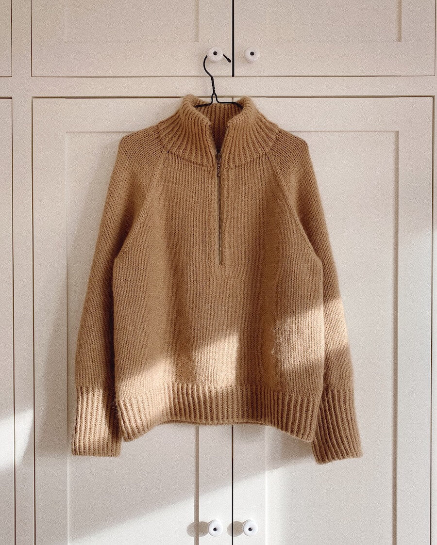 PetiteKnit, „Zipper Sweater“, Deutsch