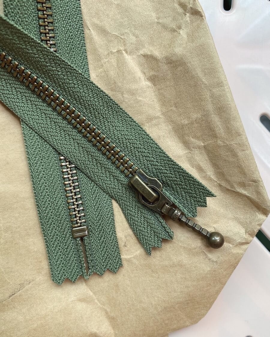 PetiteKnit Zipper, 35 cm, Hunter Green