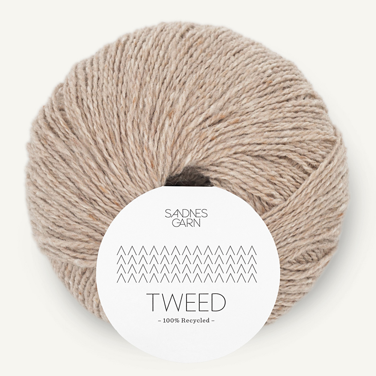 Sandnes Tweed Recycled, 2585, Beige Tweed