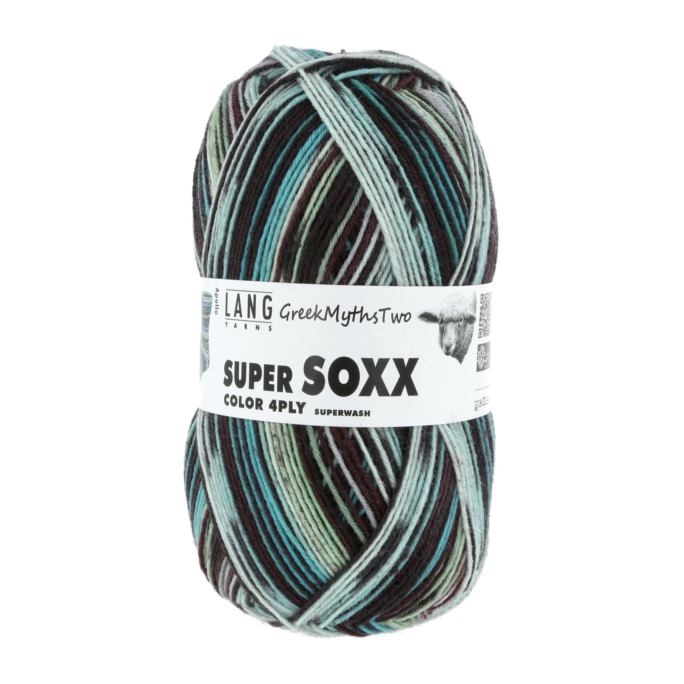 Lang Yarns Super Soxx Color 4-fach, 0394, Apollo