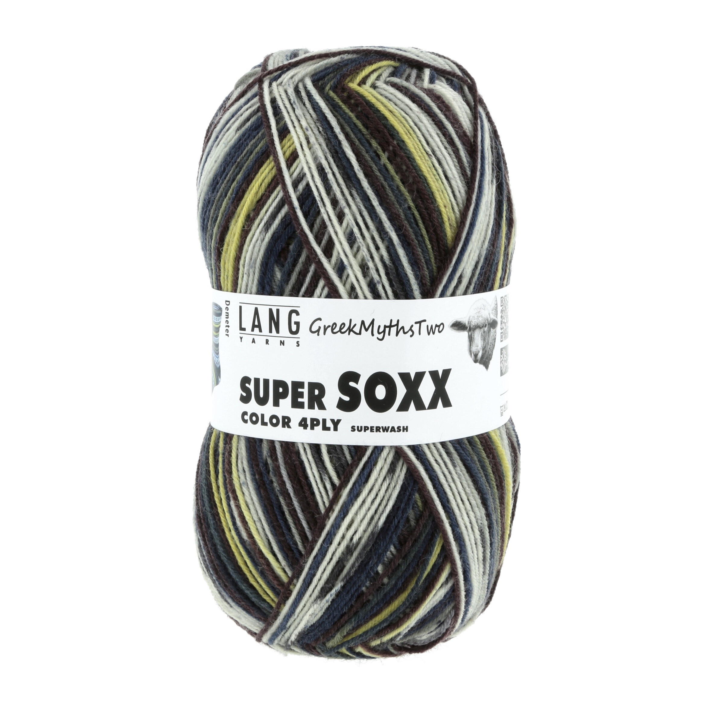 Lang Yarns Super Soxx Color 4-fach, 0396, Demeter