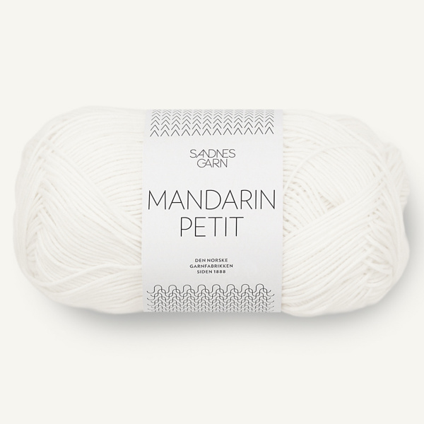Sandnes Mandarin Petit, 1002, Cremeweiß