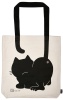 Projektbeutel, „Ed the Cat – Carry me“, 39 × 42 cm