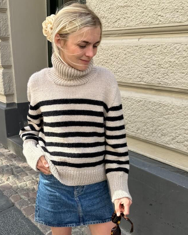 PetiteKnit Einzelanleitung, „Lyon Sweater - Chunky...