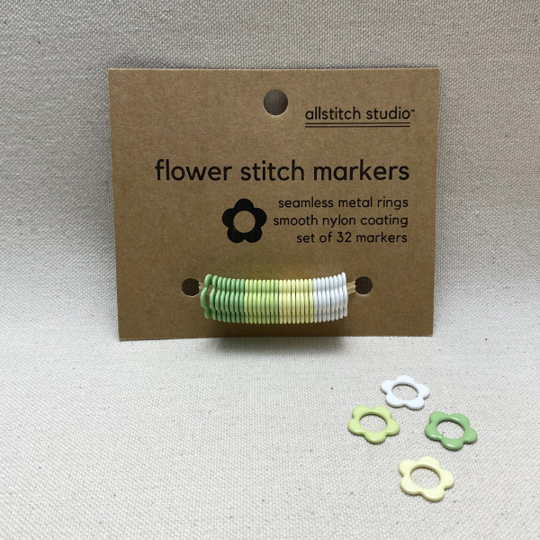 Allstitch Studio Flower Stitch Markers, Wildflowers, Large