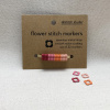 Allstitch Studio Flower Stitch Markers, Warm Tones, Small