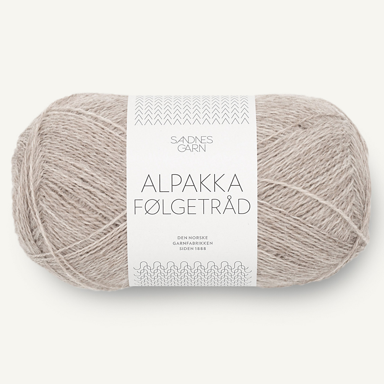 Sandnes Alpakka F&oslash;lgetr&aring;d, 2650, Graubeige...
