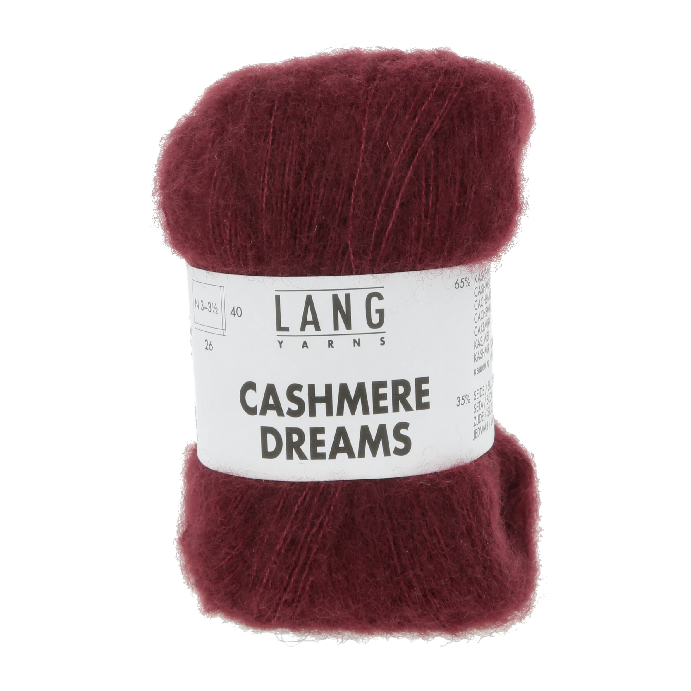 Lang Yarns Cashmere Dreams, 0064, Bordeaux