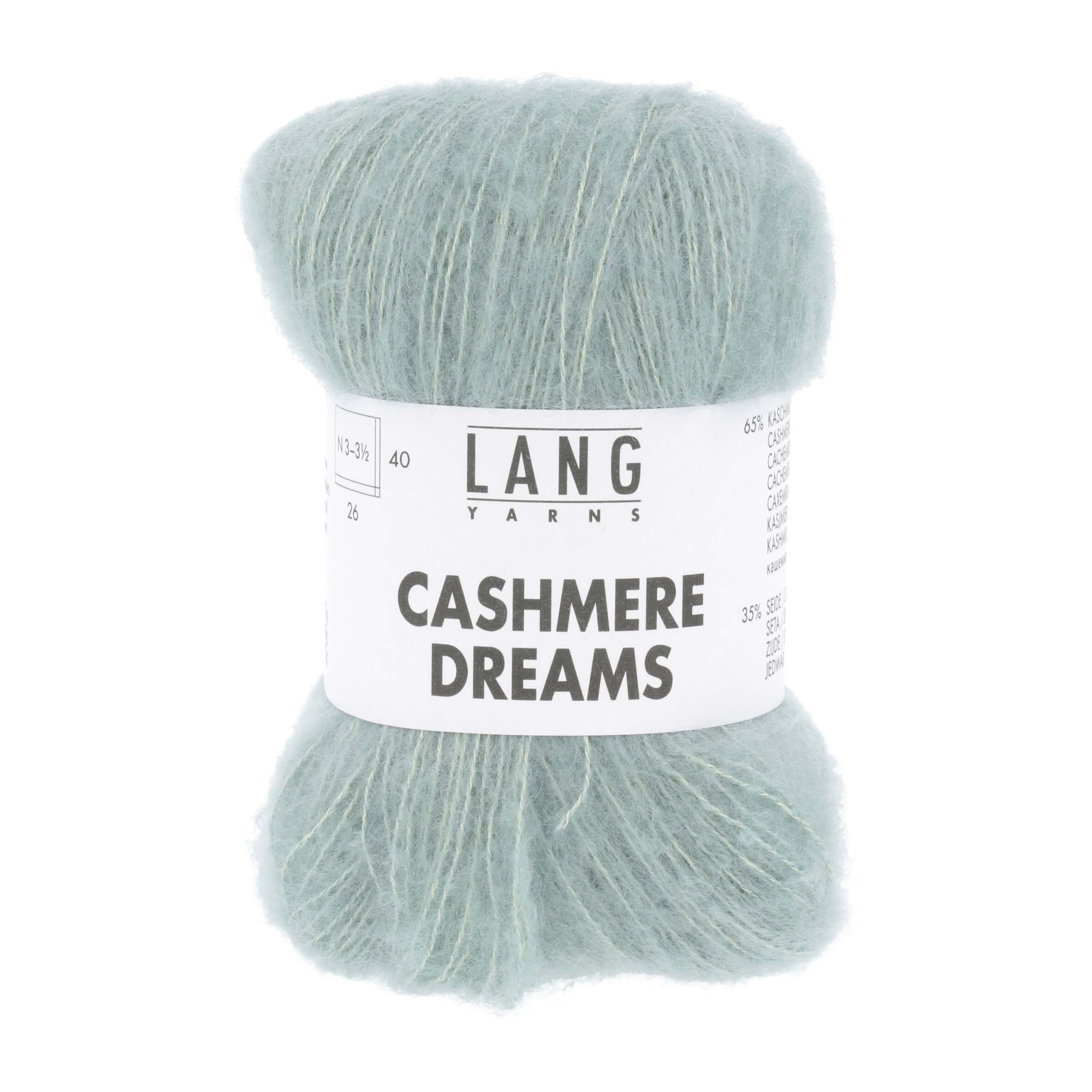 Lang Yarns Cashmere Dreams, 0091, Pastellgr&uuml;n