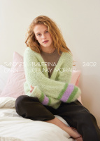 Sandnes Lookbook, Kollektion 2402 „Ballerina Chunky Mohair“, Norwegisch